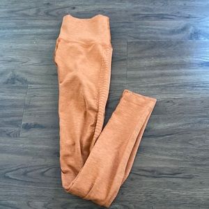 Orange alphalete leggings